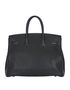 Birkin 35 In Black Clemence, back view